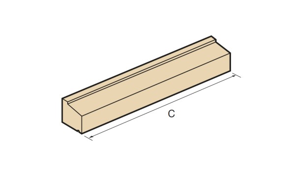 Slip Cill T11-40 Isometric View